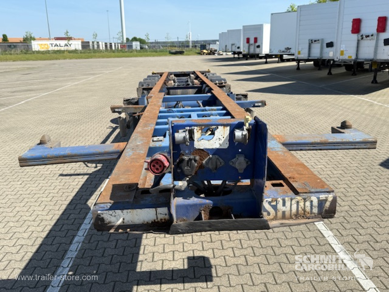 PACTON Oplegger Container chassis Standard 