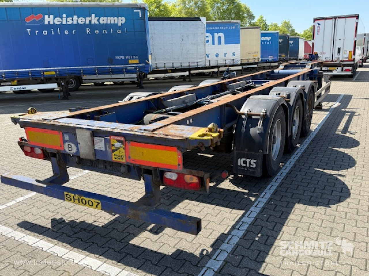 PACTON Oplegger Container chassis Standard 