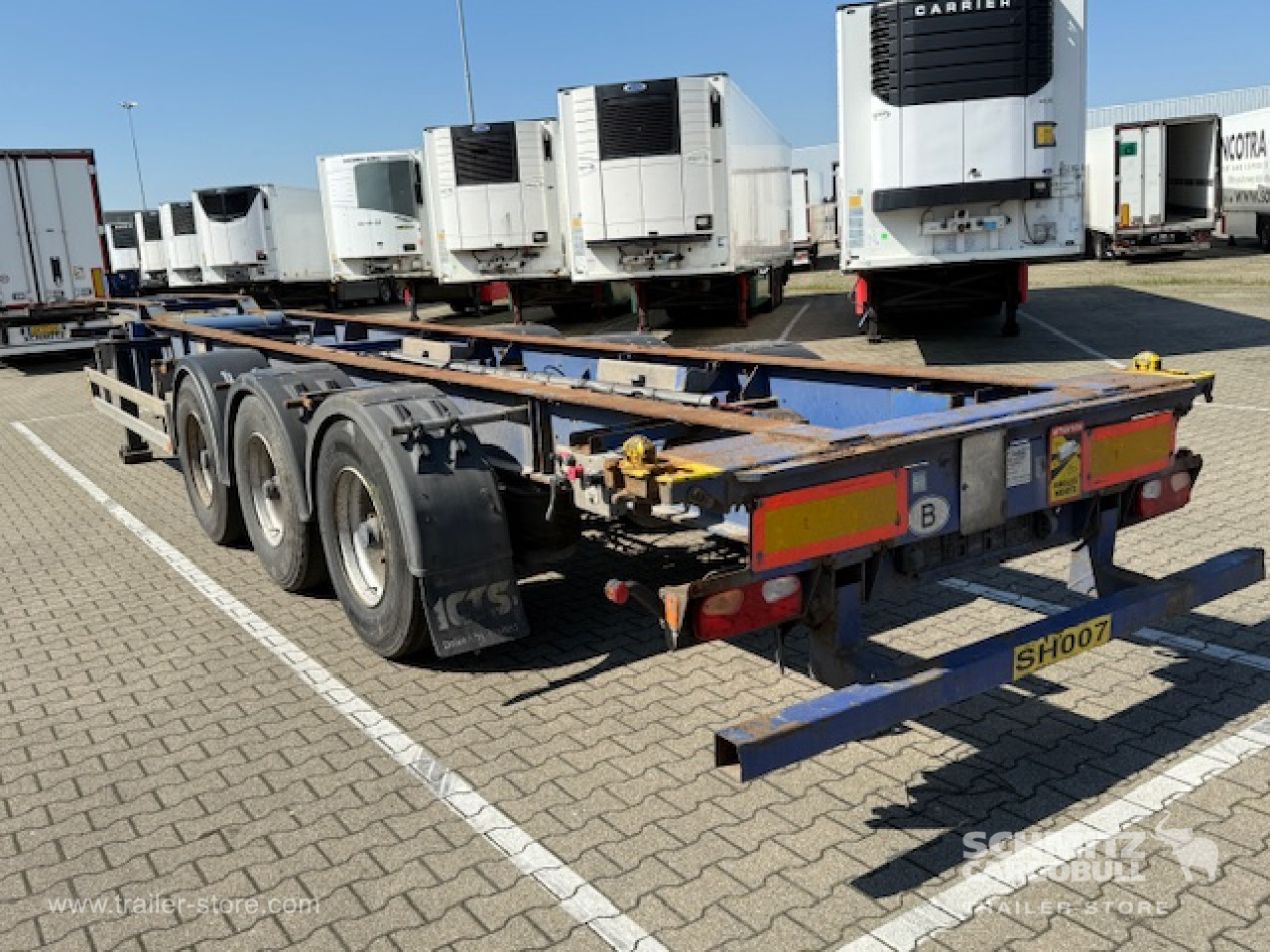 PACTON Oplegger Container chassis Standard 