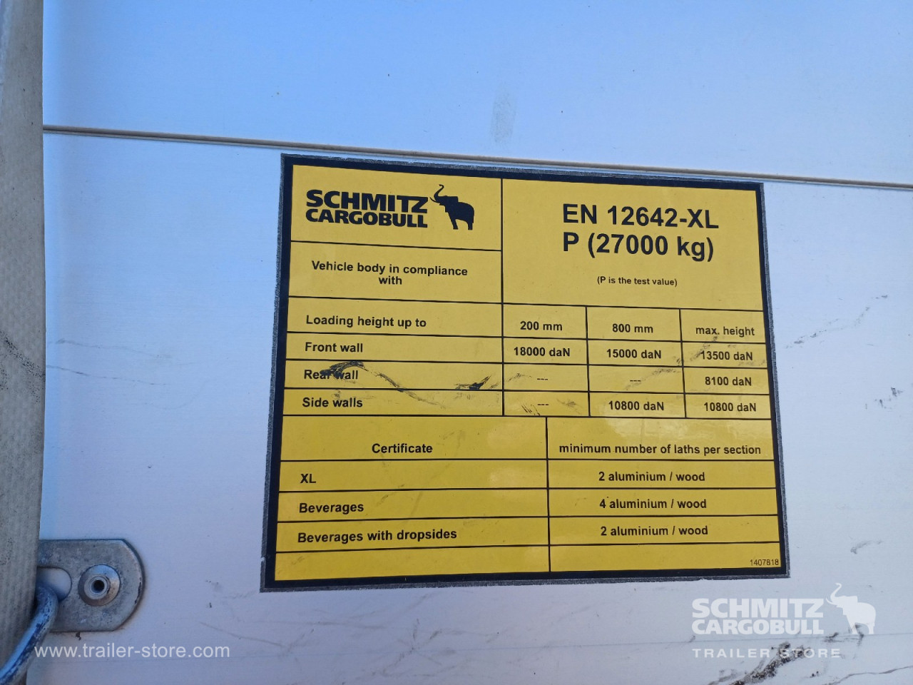 Schmitz Cargobull Curtainsider Standard 