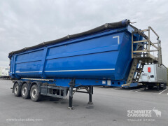 Schmitz Cargobull Semitrailer Tipper Steel half pipe body 46m³ 