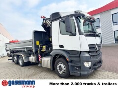 Mercedes Benz Actros 2545 L 6x2, 2x Bordmatik, Kran Fassi 
