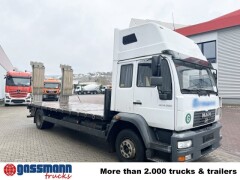 MAN LE 14.280 4x2 L, Maschinentransporter, 2x AHK 